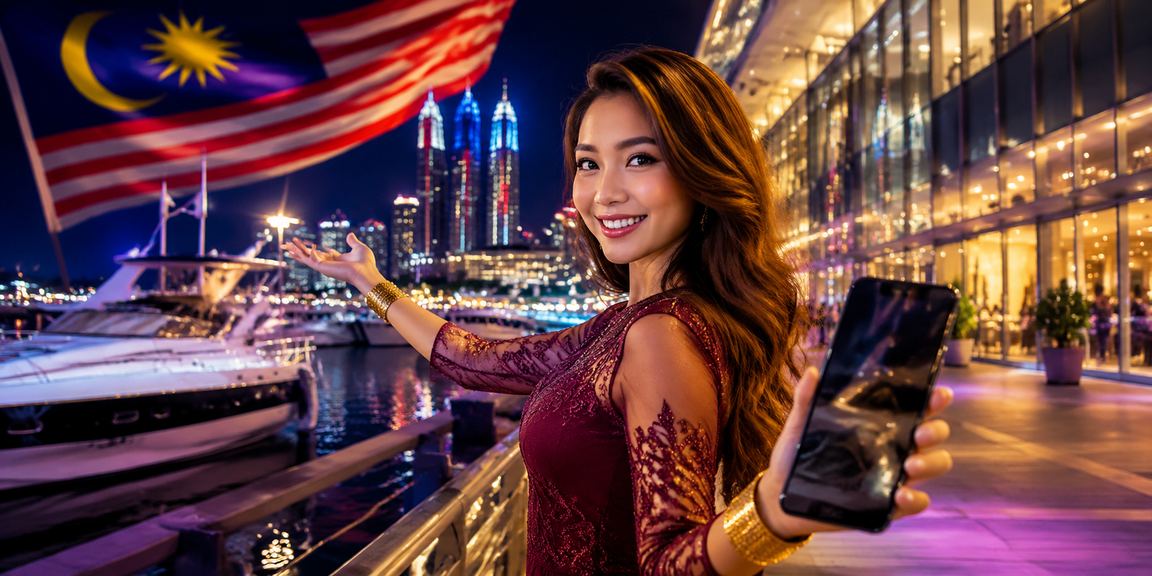 Pengguna Johor Bahru menggunakan telefon untuk akses platform bola sepak Malaysia