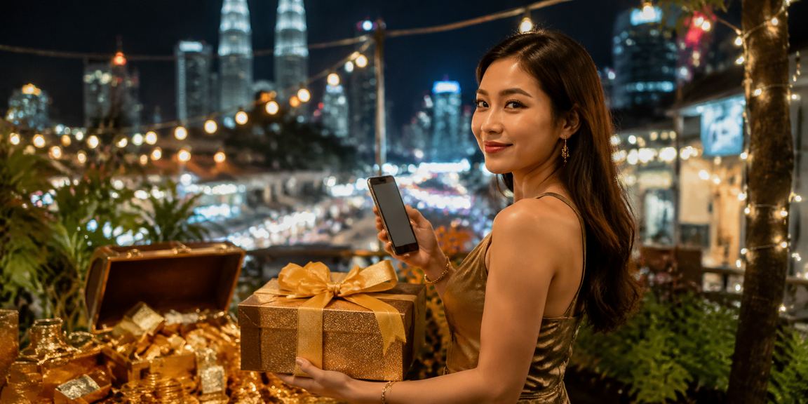 Pengguna Kuala Lumpur menuntut bonus daftar baharu menggunakan telefon pintar